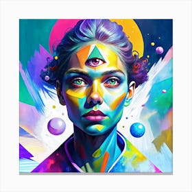 Psychedelic Painting Canvas Print