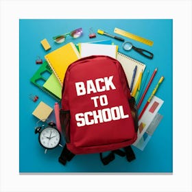 Back To School 2 Canvas Print