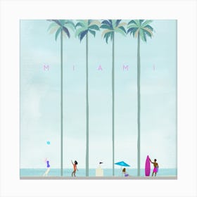 Miami Beach Canvas Print