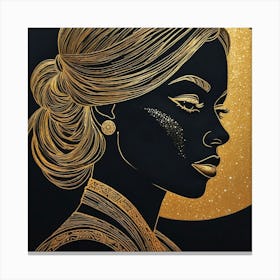 'Golden Girl' 1 Canvas Print