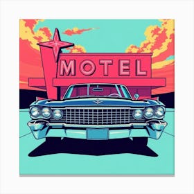 Motel Canvas Print