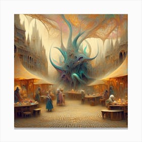 Ethereal City Canvas Print