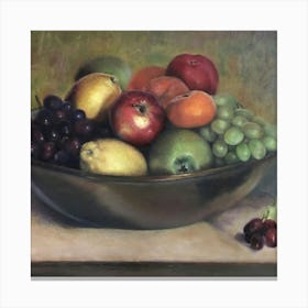 Fruit Bowl 2 Canvas Print