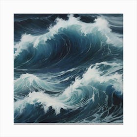 Ocean Waves 34 Canvas Print