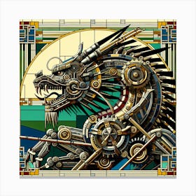 There be Dragons Canvas Print