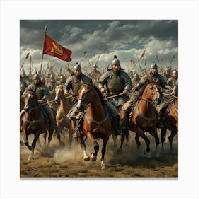 The Mongol Invasion Canvas Print