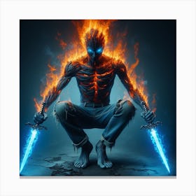 Hellbringer Male Canvas Print