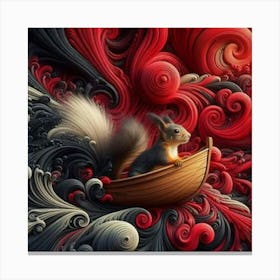 The squirrel Canvas Print