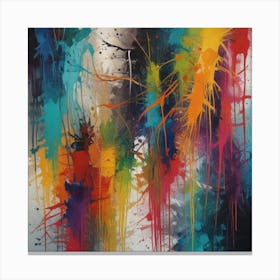 Splatters 4 Canvas Print