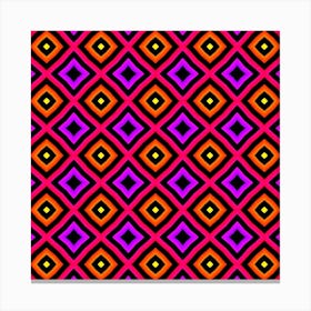 Squares Modern Backgrounds Texture Canvas Print