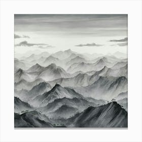 Mountain Range 5 Canvas Print