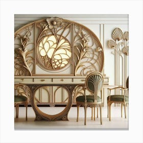 Deco Dining Room 14 Canvas Print