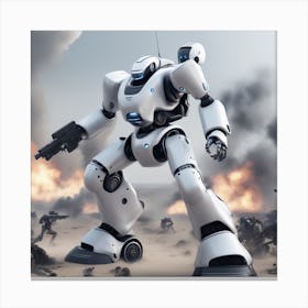 Futuristic Robot 1 Canvas Print