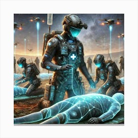 Field Medics Converted Canvas Print