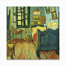 The Bedroom, Vincent Van Gogh Art Print Canvas Print