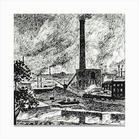 London Factory Canvas Print