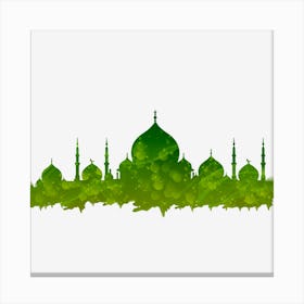 Masjid For Muslim Canvas Print