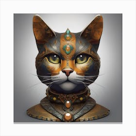 HANDCRAFTED PUSSYCAT Canvas Print