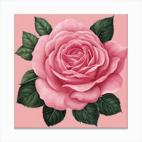 Pink Rose Canvas Print