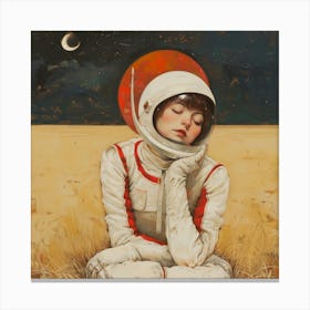 'Astronaut' 3 Canvas Print