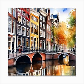 Amsterdam Canal 7 Canvas Print