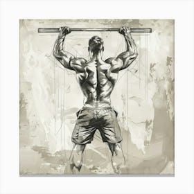 Back Squat Canvas Print