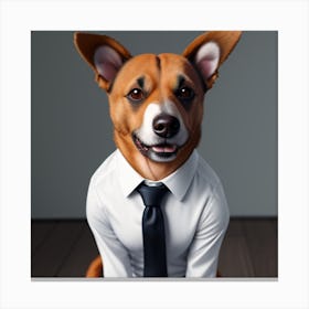 The Dapper Dog Collection Canvas Print