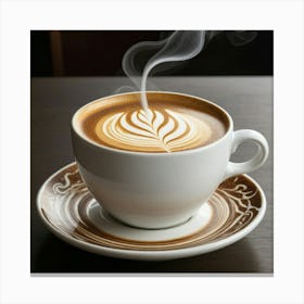 Coffee Latte Art 29 Canvas Print