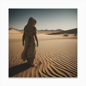 Mummy Walking Canvas Print