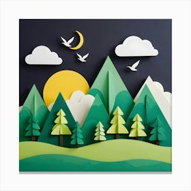 Paper Art 20 Canvas Print