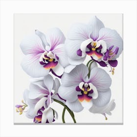 Orchids myluckycharm Canvas Print