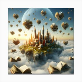 Book Art 2 Canvas Print