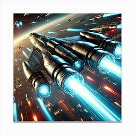 Comet Striker Boosters Canvas Print