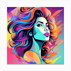 Portrait Of A Woman Canvas Print