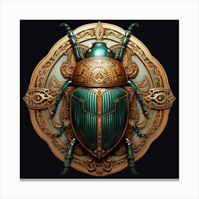 Egyptian Scarab 2 Canvas Print