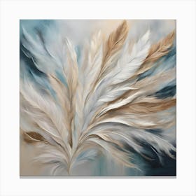 Feathered Layers 3 Canvas Print