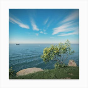 Rocky Shore Canvas Print