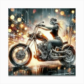 Night Rider 1 Canvas Print