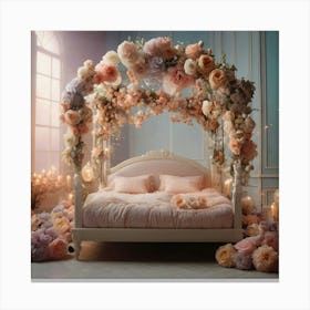 Romantic Bedroom Canvas Print