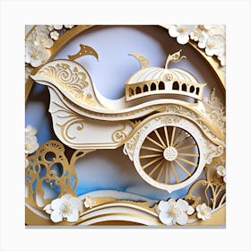 Cinderella Carriage 3 Canvas Print