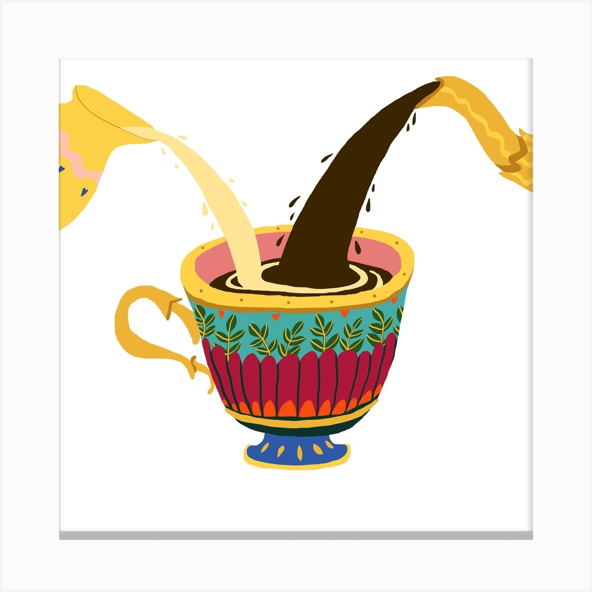 Tea Cup Lienzo