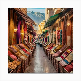 Marrakech Market 2 Canvas Print