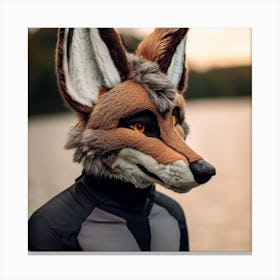 Fox Mask 12 Canvas Print