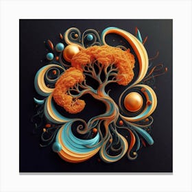 Tree Of Life 25 Canvas Print