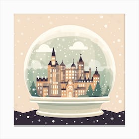 Windsor United Kingdom Snowglobe Canvas Print