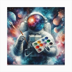Space Artist Canvas Print