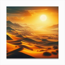 Desert Landscape 3 Canvas Print