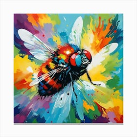 HOUSEFLY ON STEROIDS Canvas Print