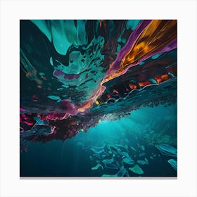 Underwater Photography Canvas Print