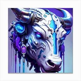 Bull Head Canvas Print